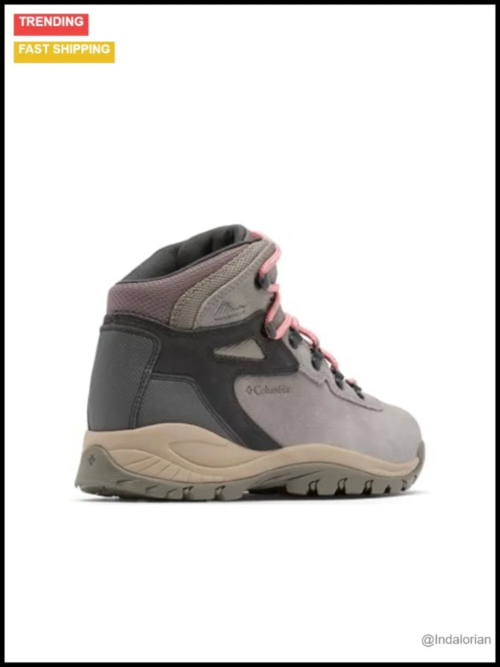 Columbia Women's Waterproof Hiking Boot Mid Top Lace Up Leather Rubber Sole